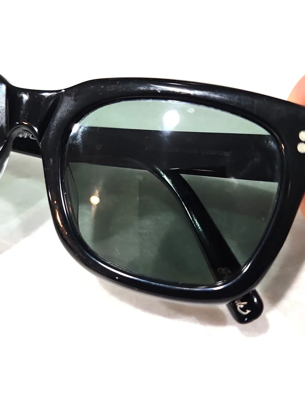 Raen Gilman Black Green Polarized Square Unisex Sunglasses 52-20 145